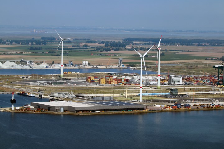 Windturbines in Antwerpen